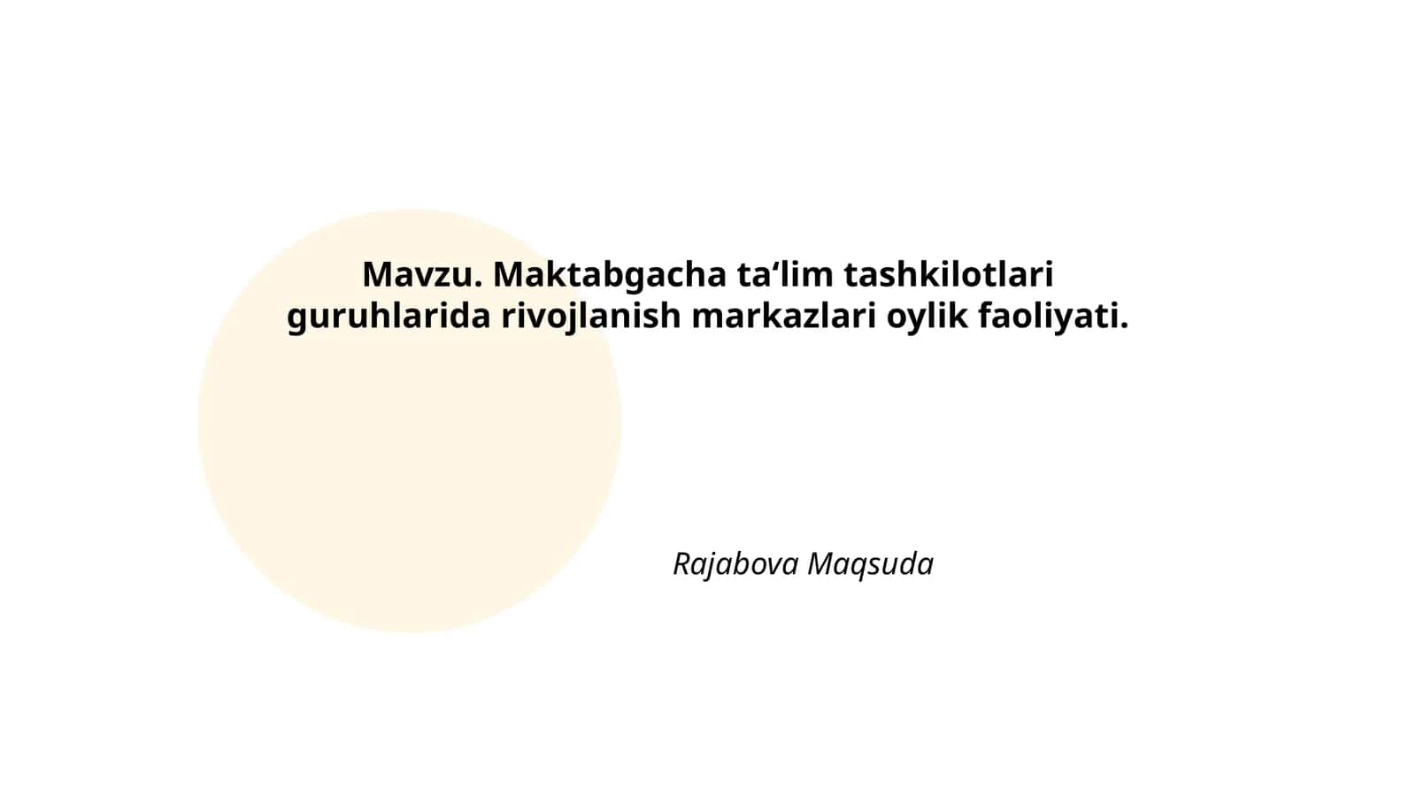 Rivojlanish markazlari: Nazariy asoslar