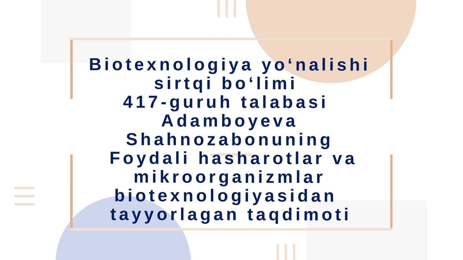 Enkarziya (Encarsia formosa) haqida umumiy ma'lumot
