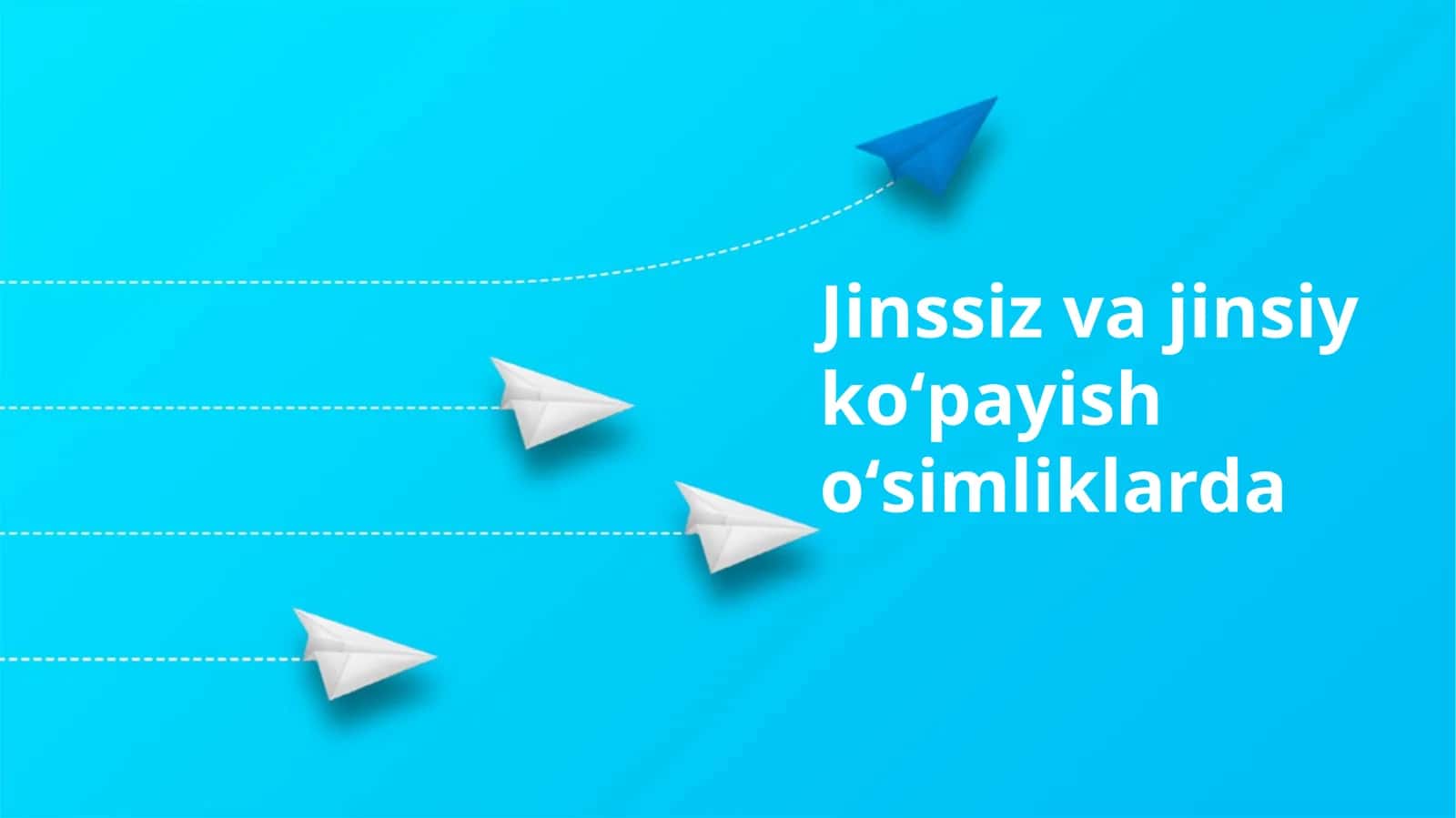 Jinssiz va jinsiy koʻpayish oʻsimliklarda