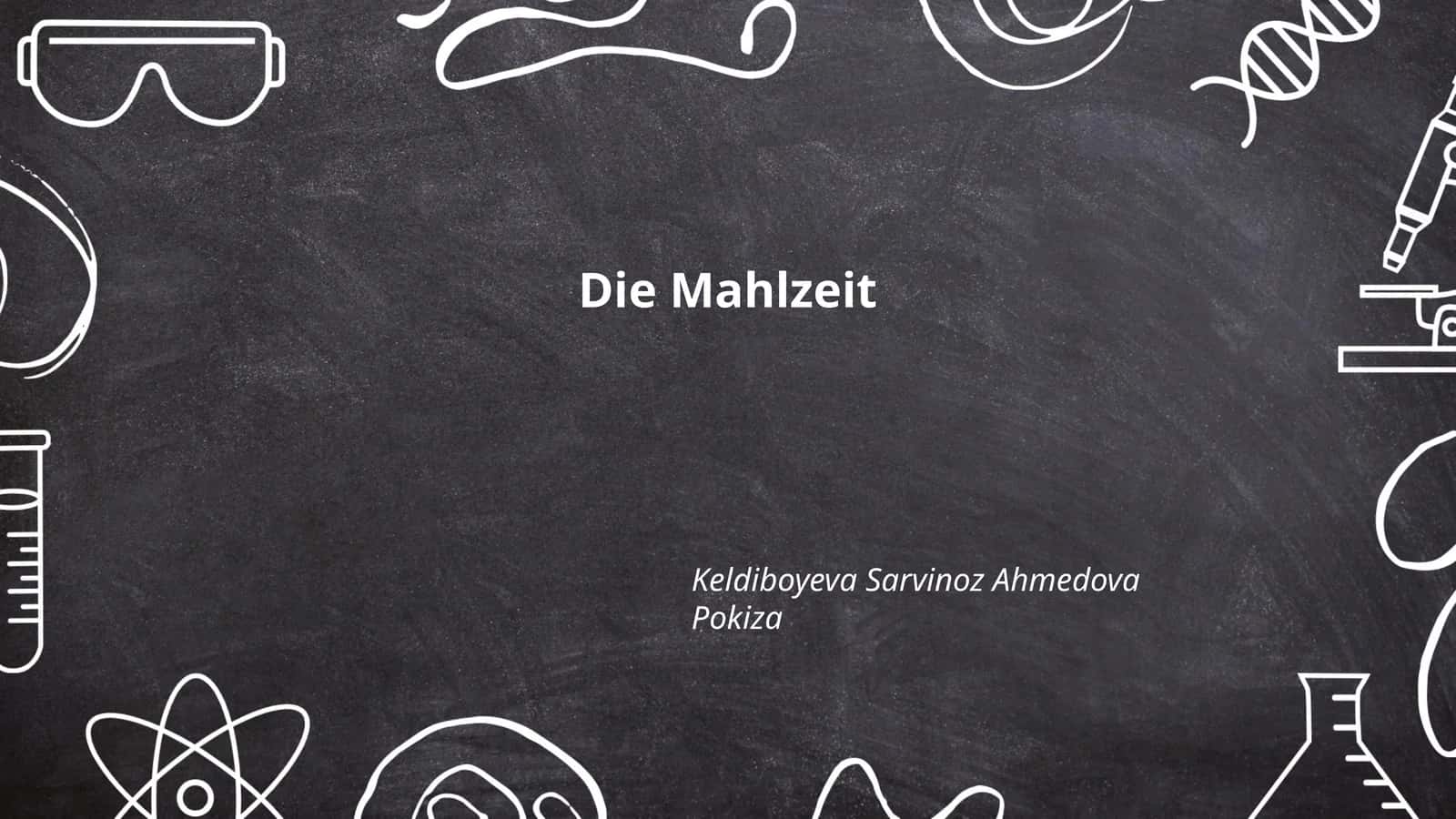 Die Mahlzeit