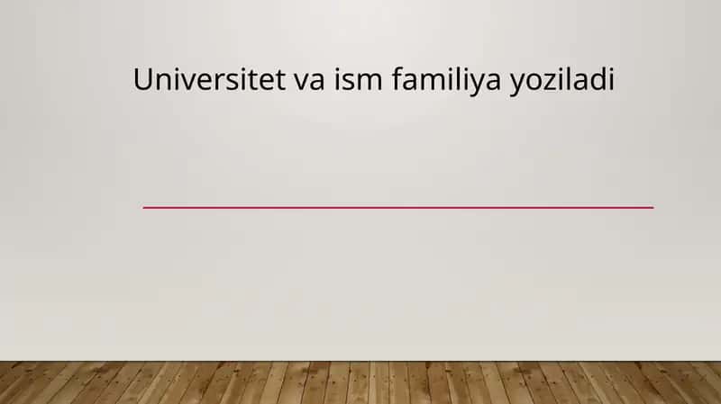 Biologik suyuqliklarning qovushqoqligini aniqlash usullarini o`rginish mavzusiga slayd