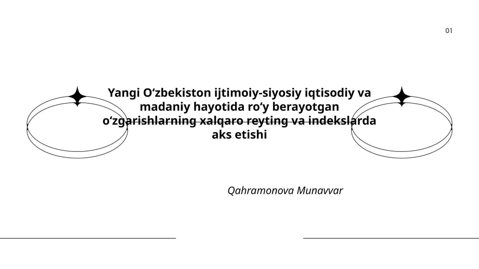 Yangi Oʻzbekistonning xalqaro reytinglarida iqtisodiy oʻsish