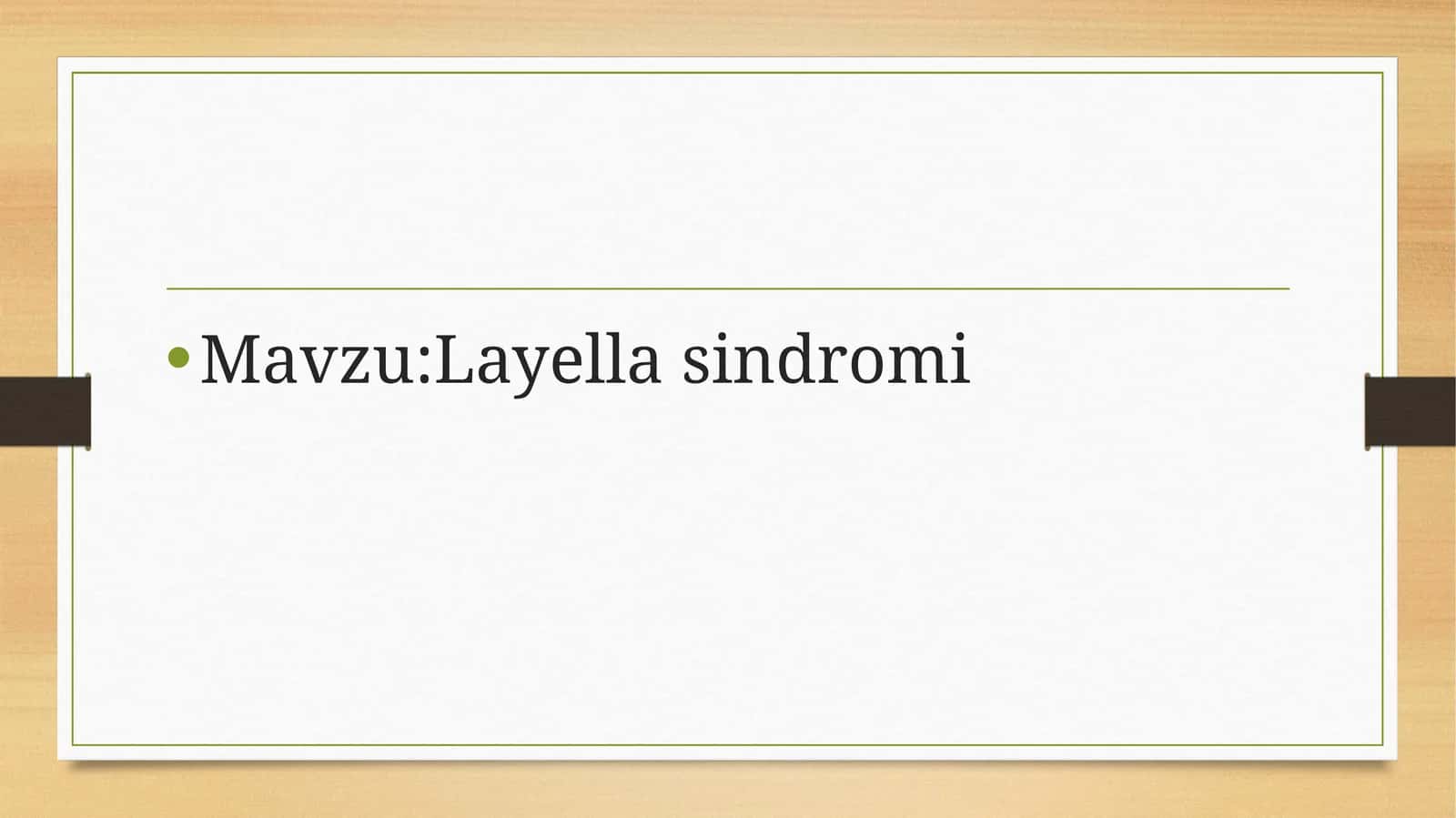Layellasindromi