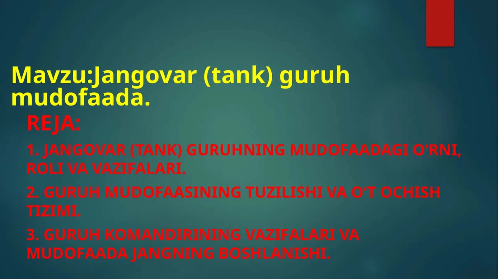 Jangovar (tank) guruhmudofaada