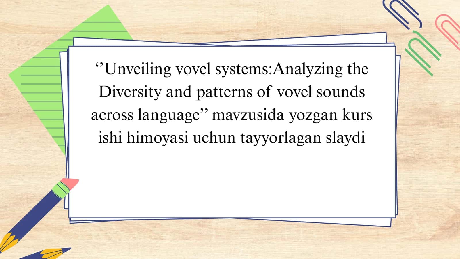 Unveiling Vowel Systems: Analyzing the Diversity and Patterns of Vowel Sounds Across Languages