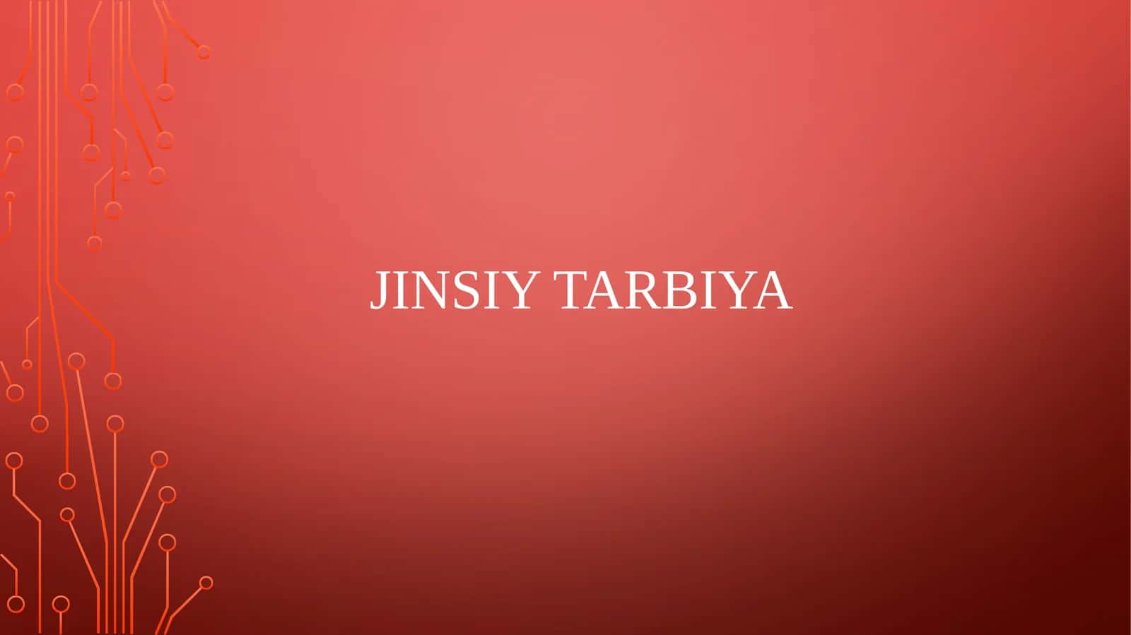 Jinsiy tarbiya