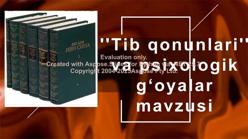 Ibn Sino - Tibb Anatomiya va Fiziologiyasi