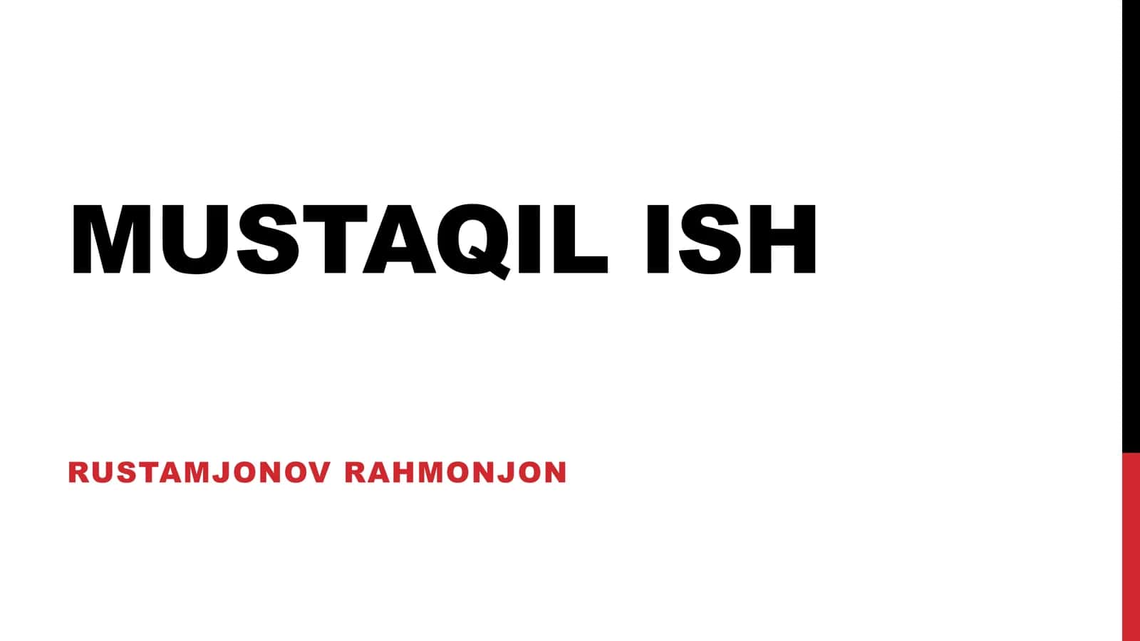 Ishsizlik: Muammo va Yechimlar