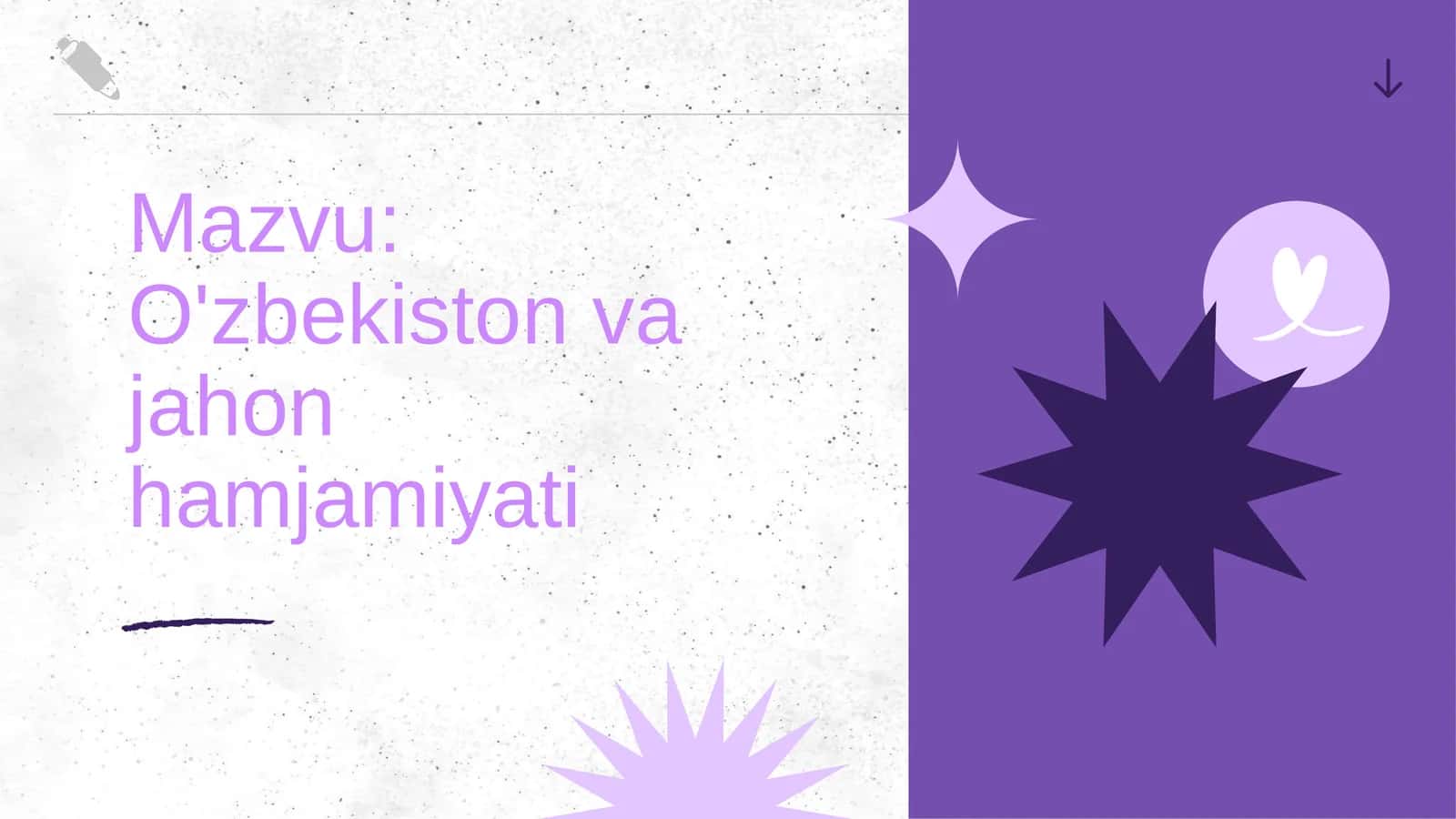 O'zbekiston va jahon hamjamiyati