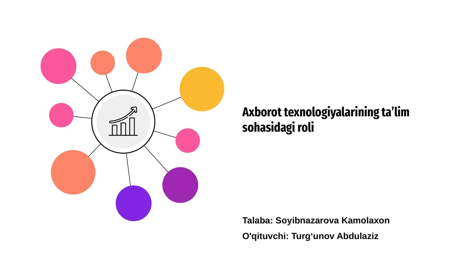 Axborot texnologiyalarining taʼlim sohasidagi roli