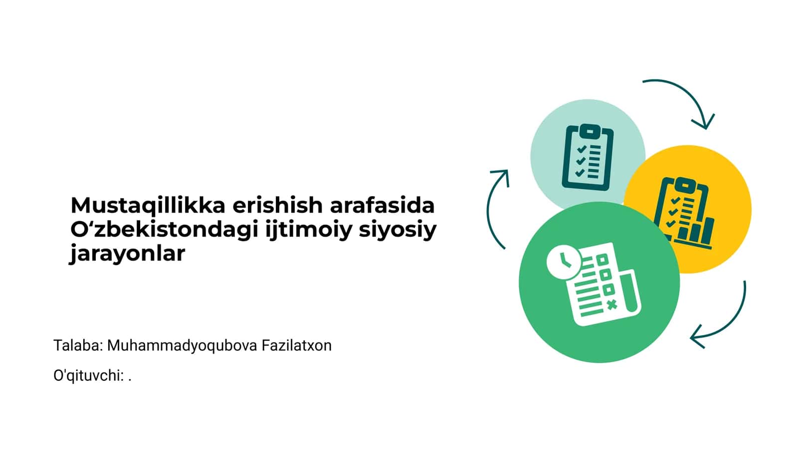 Mustaqillikka erishish arafasida Oʻzbekistondagi ijtimoiy siyosiy jarayonlar