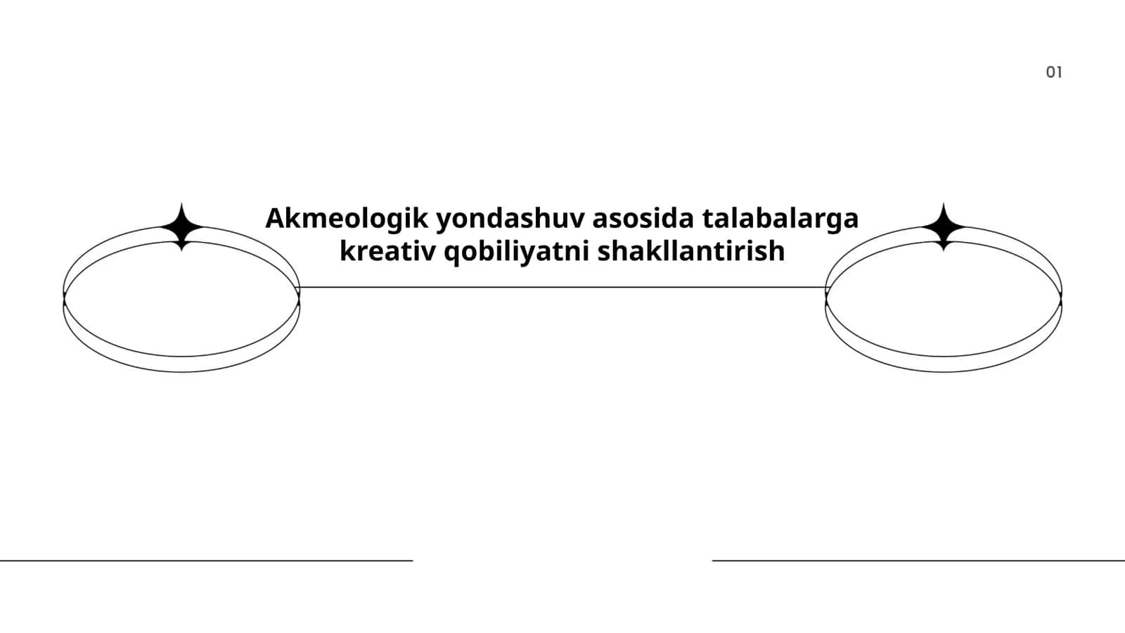 Akmeologik yondashuv asosida talabalarga kreativ qobiliyatni shakllantirish
