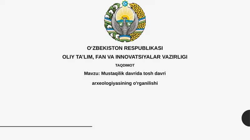 Mustaqilik davridagi tosh davri arxeologiyasi