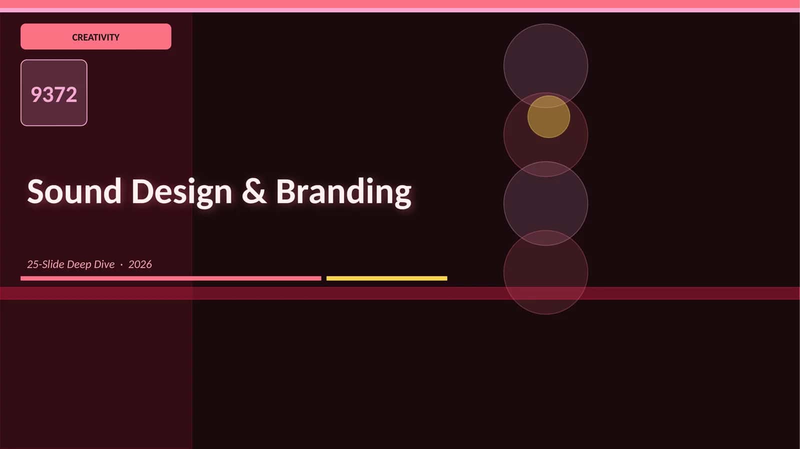 Sound Design & Branding