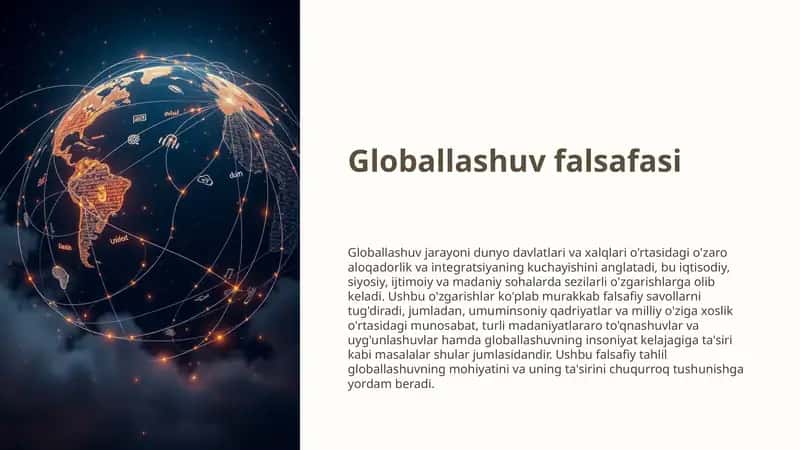 Globallashuv falsafasi