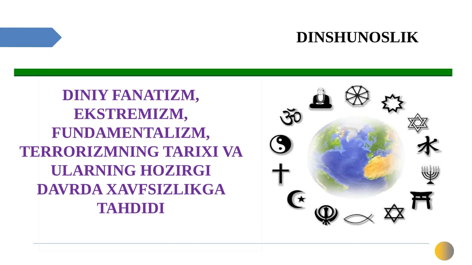 TERRORIZMNING TARIXI VA ULARNING HOZIRGI DAVRDA XAVFSIZLIKGA TAHDIDI