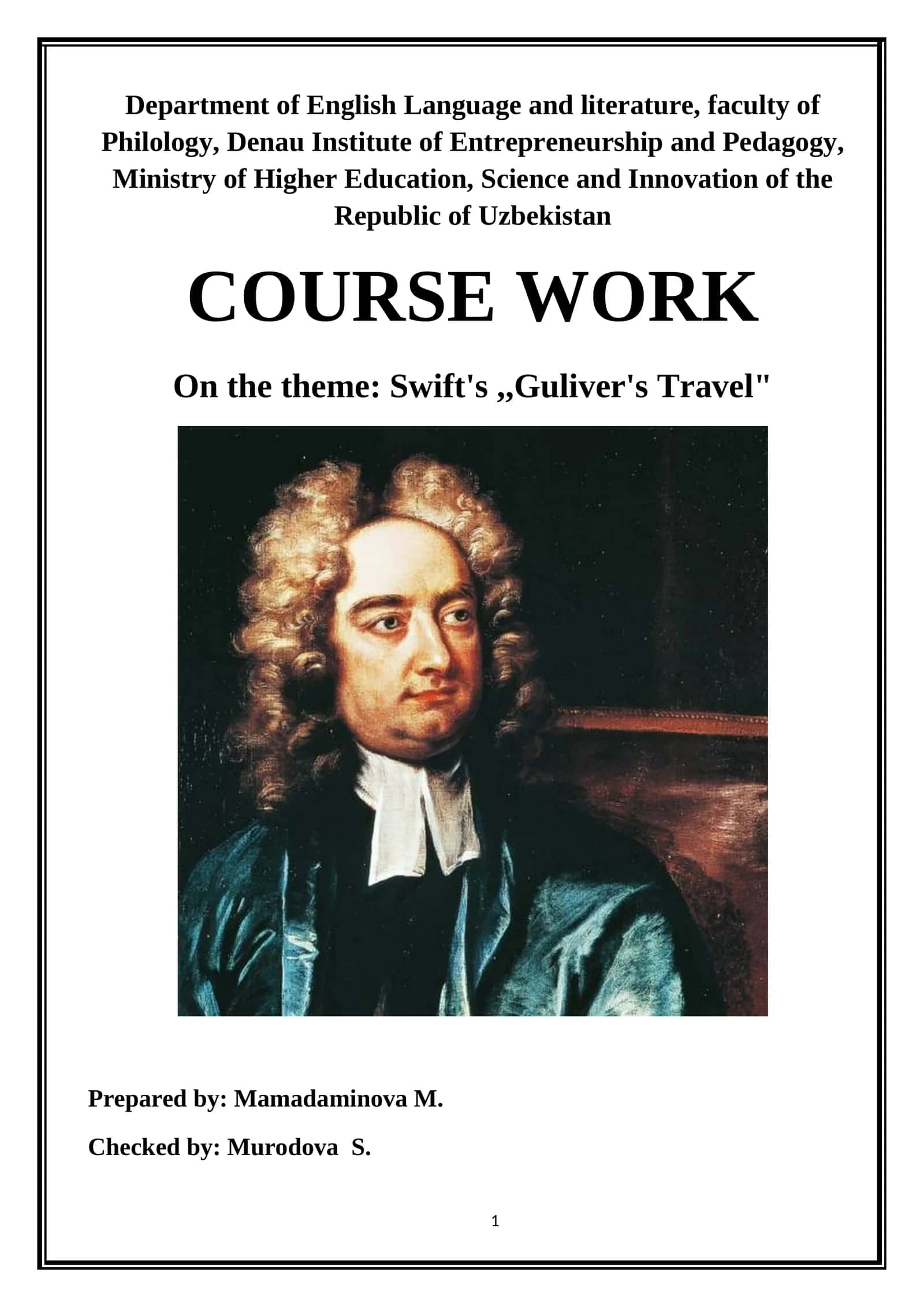 Swift's,,Guliver's Travel"
