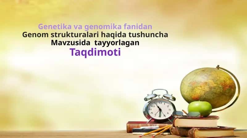 Genom strukturalari haqida tushuncha