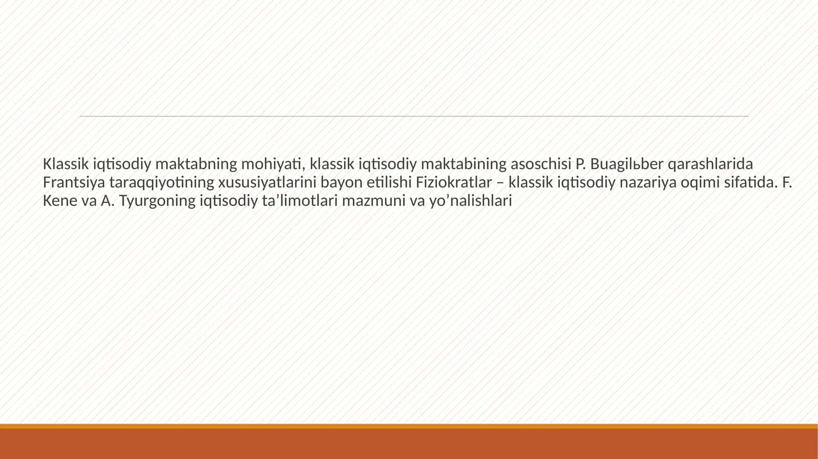 Iqtisodiy ta'limotlar tarixi