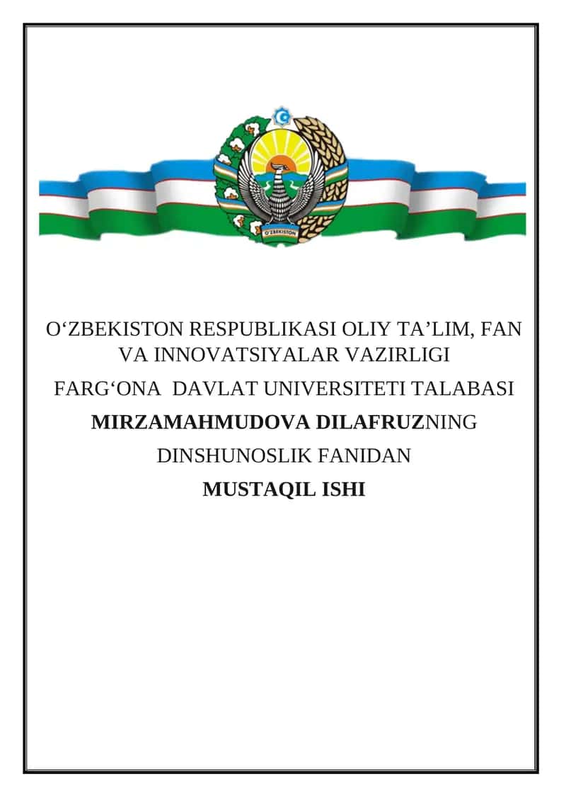 DINSHUNOSLIK FANI