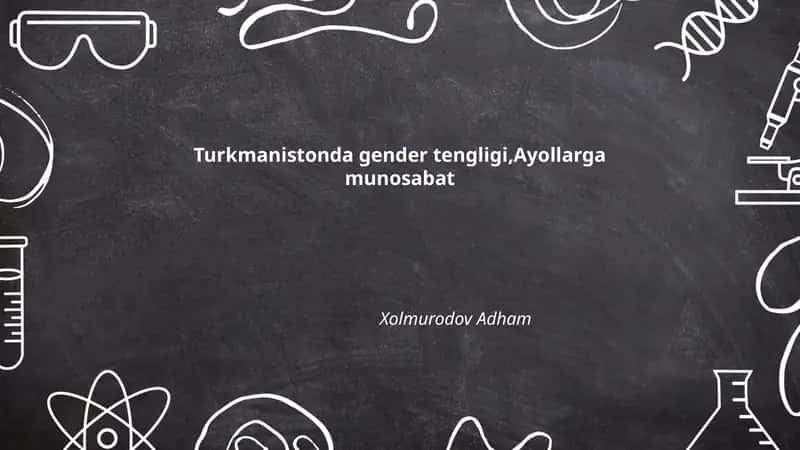 Turkmanistonda gender tengligi