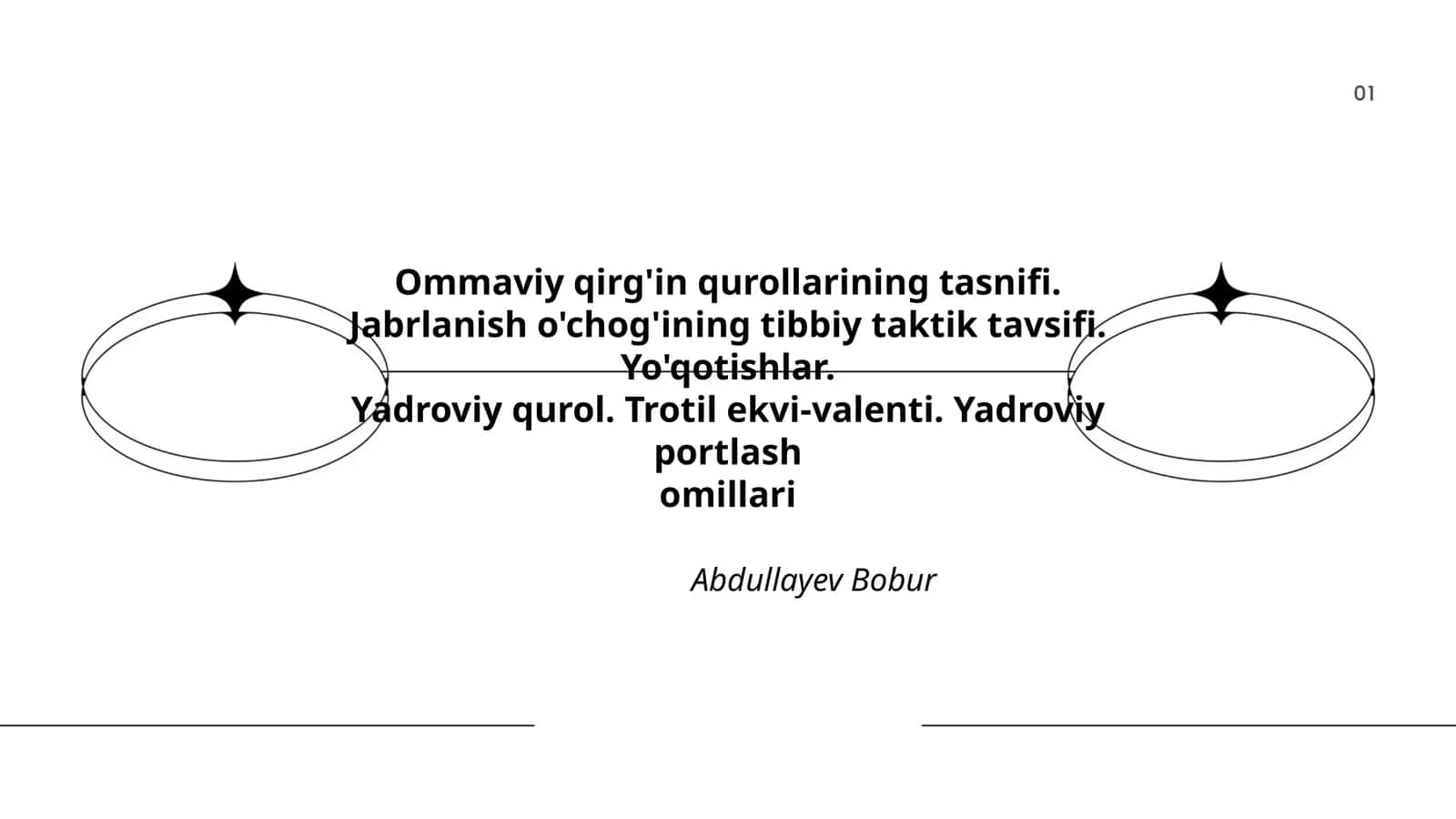 Ommaviy qirg'in qurollarining tasnifi