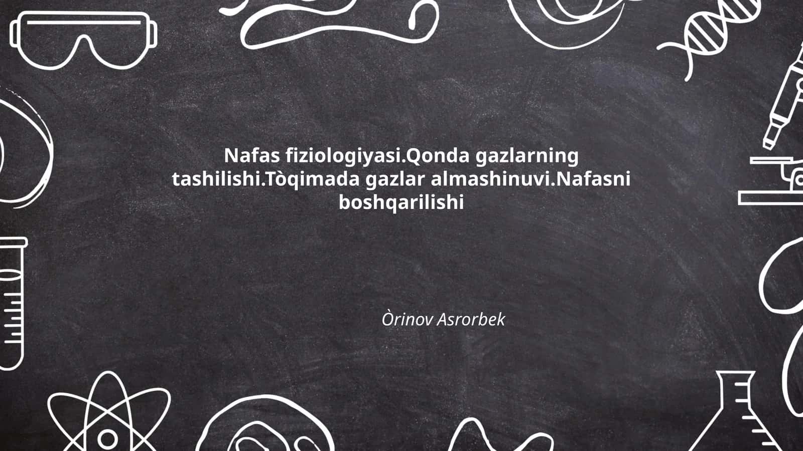 Nafas fiziologiyasi