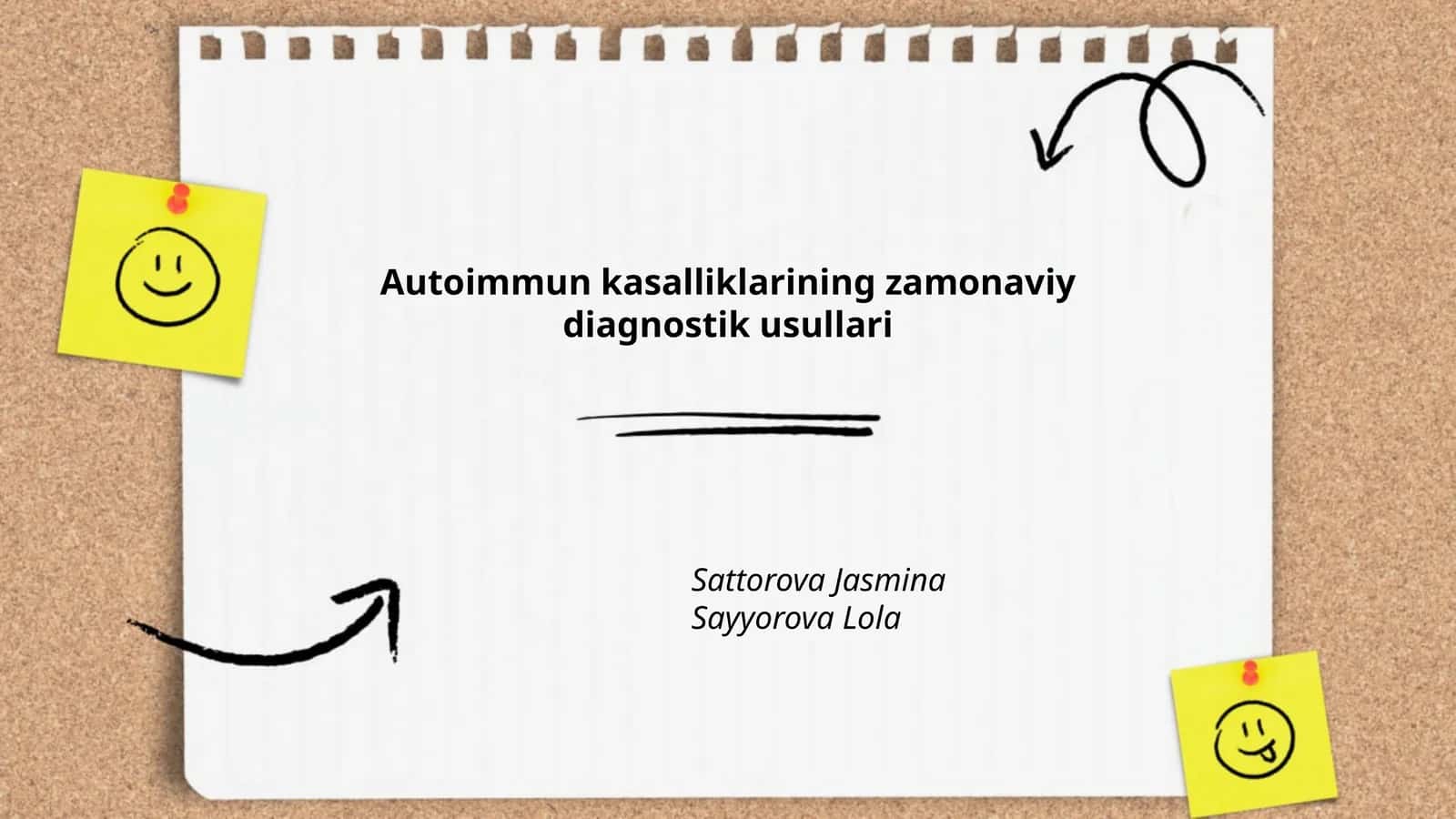 Autoimmun kasalliklarining zamonaviy diagnostik usullari