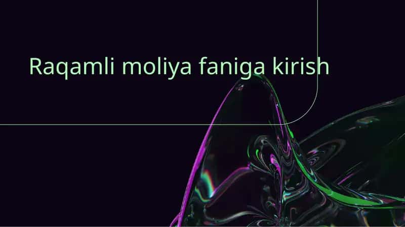 Raqamli moliya faniga kirish