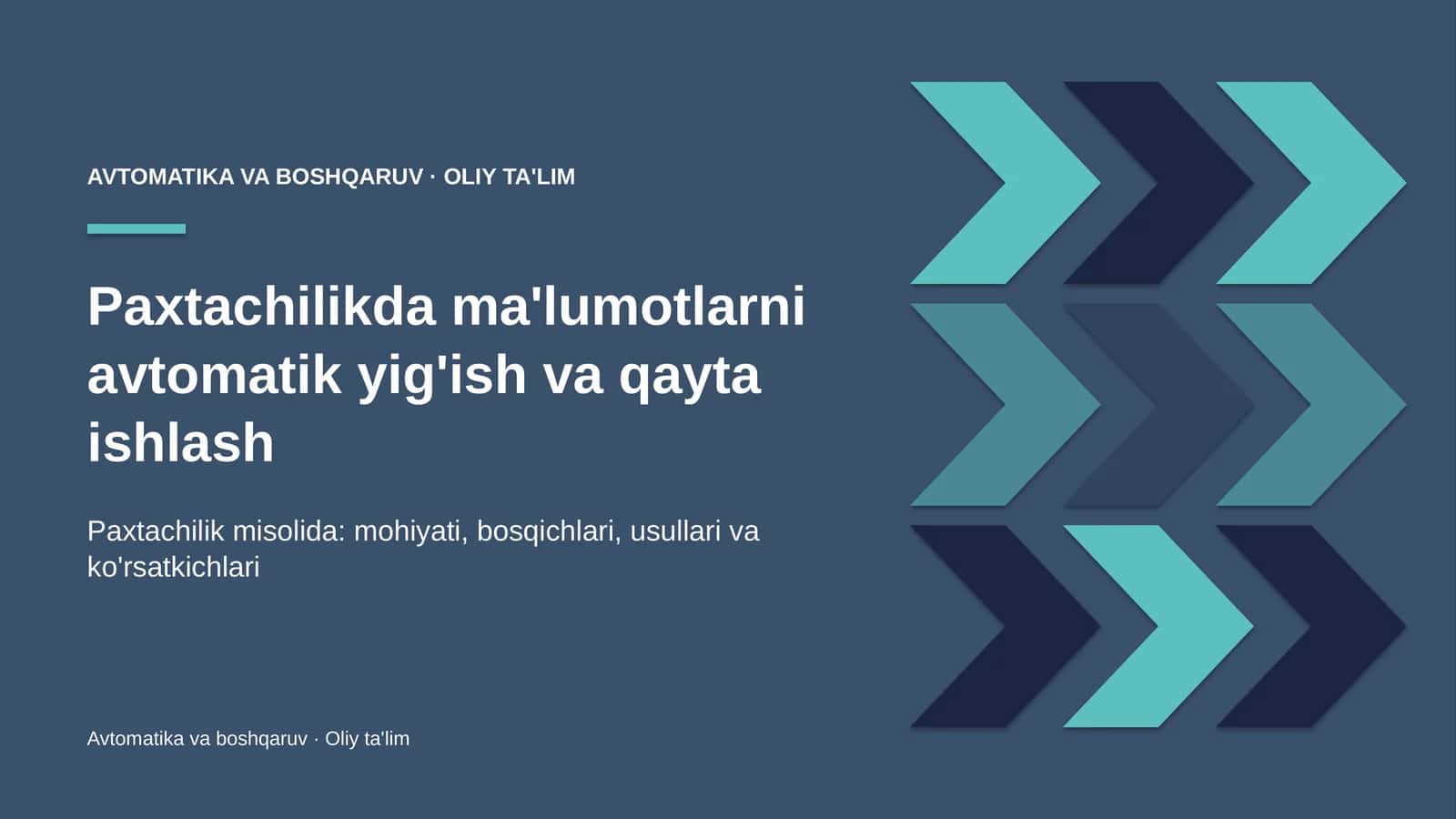 paxtachilikda ma'lumotlarni avtomatik yig'ish va qayta ishlash 1250