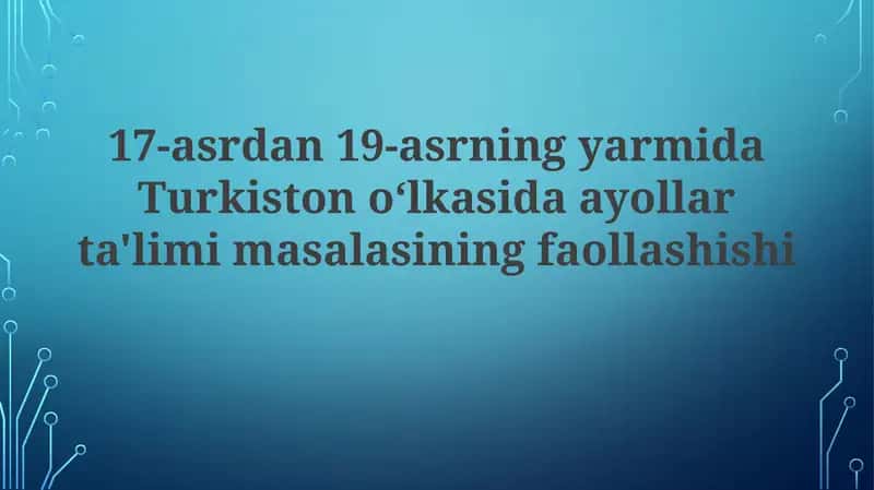 Ayollar ta'limi