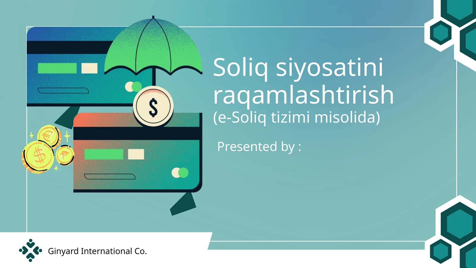 Soliq siyosatini raqamlashtirish