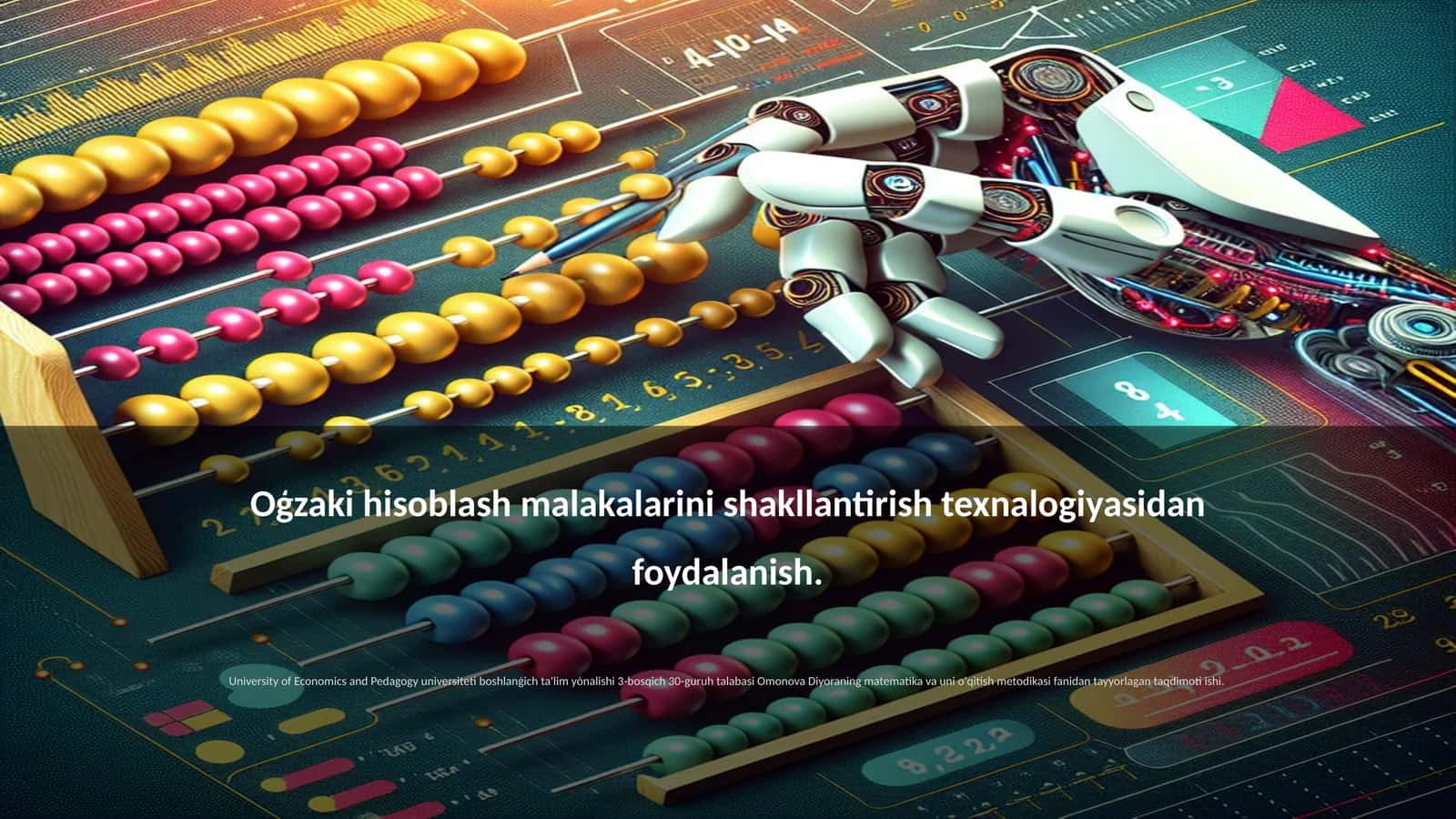 Oģzaki hisoblash malakalarini o'rganish tarixi