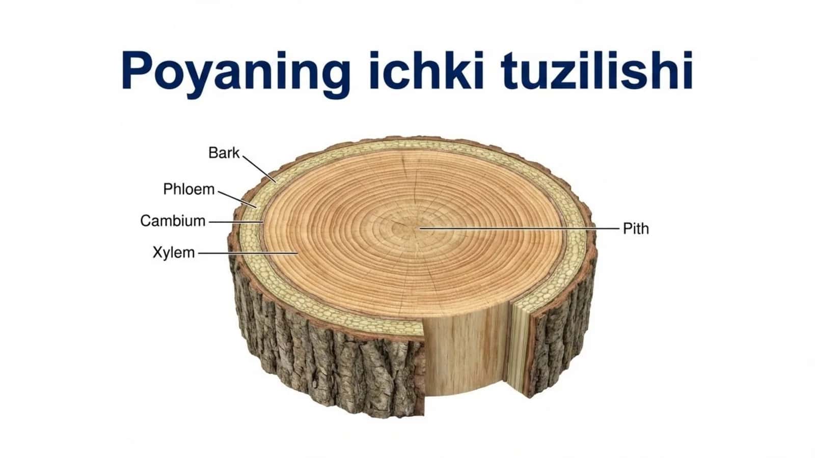 Poyaning ichki tuzilishi