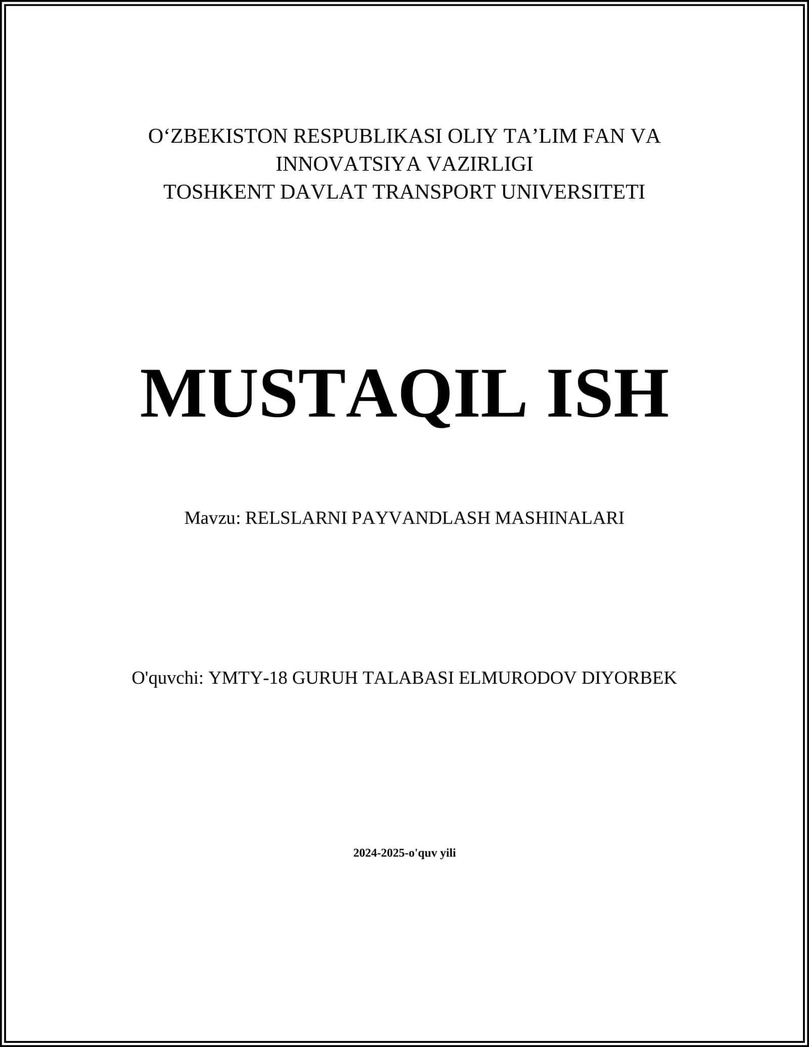 RELSLARNI PAYVANDLASH MASHINALARI