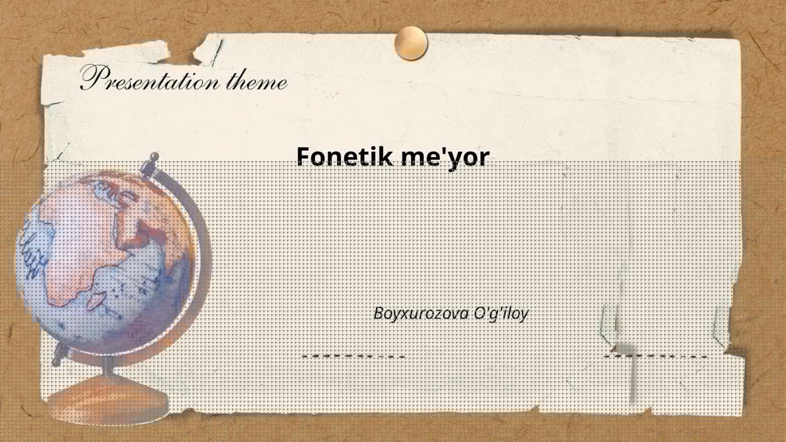 Unli tovushlar