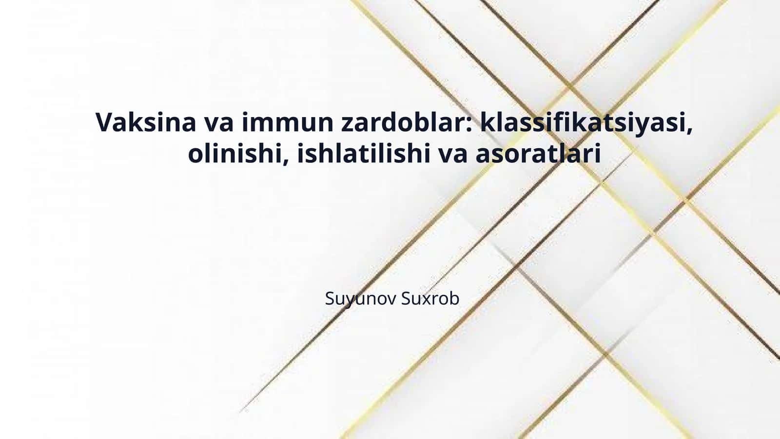 Vaksina va immun zardoblar: klassifikatsiyasi, olinishi, ishlatilishi va asoratlari