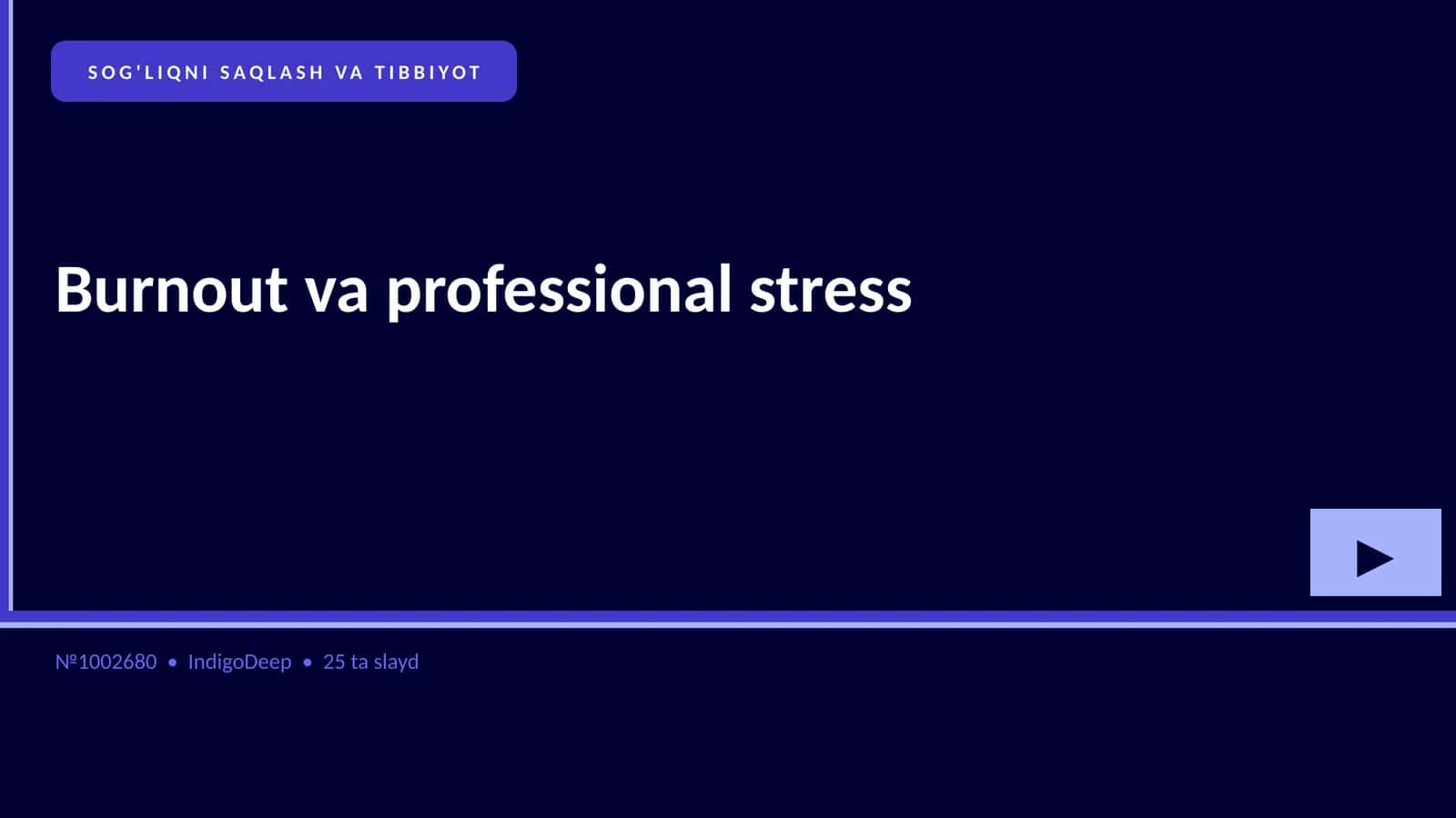 Burnout va professional stress