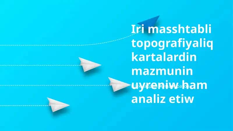 1:100 000 масштаблы 3 картадағы гидрографиялық объектлердиң санын салыстырыў