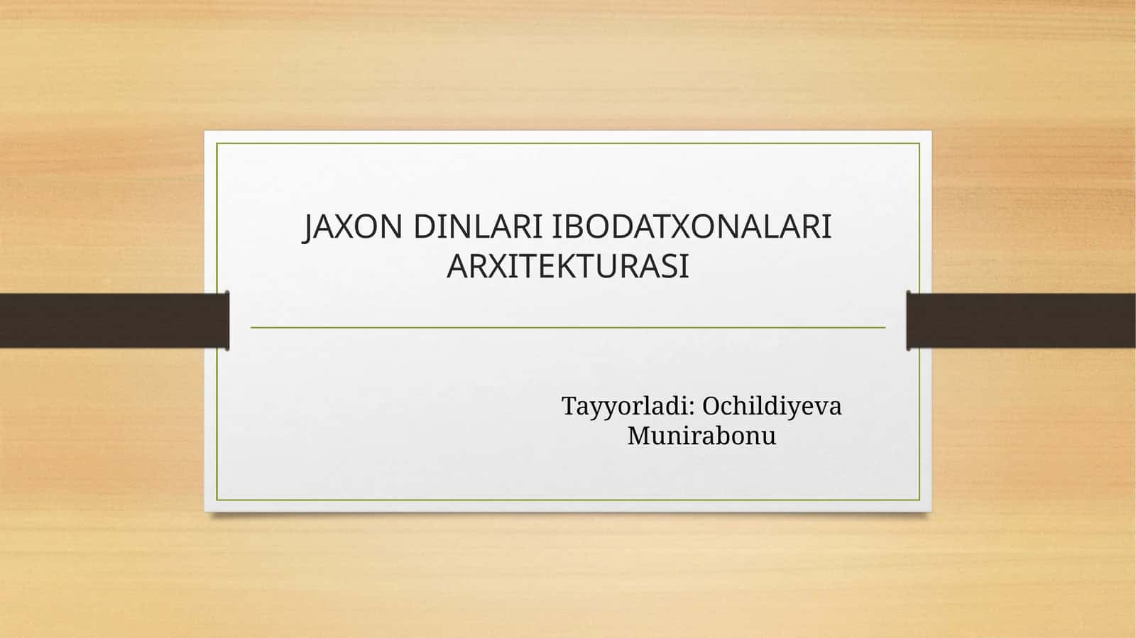 JAXON DINLARI IBODATXONALARI ARXITEKTURASI