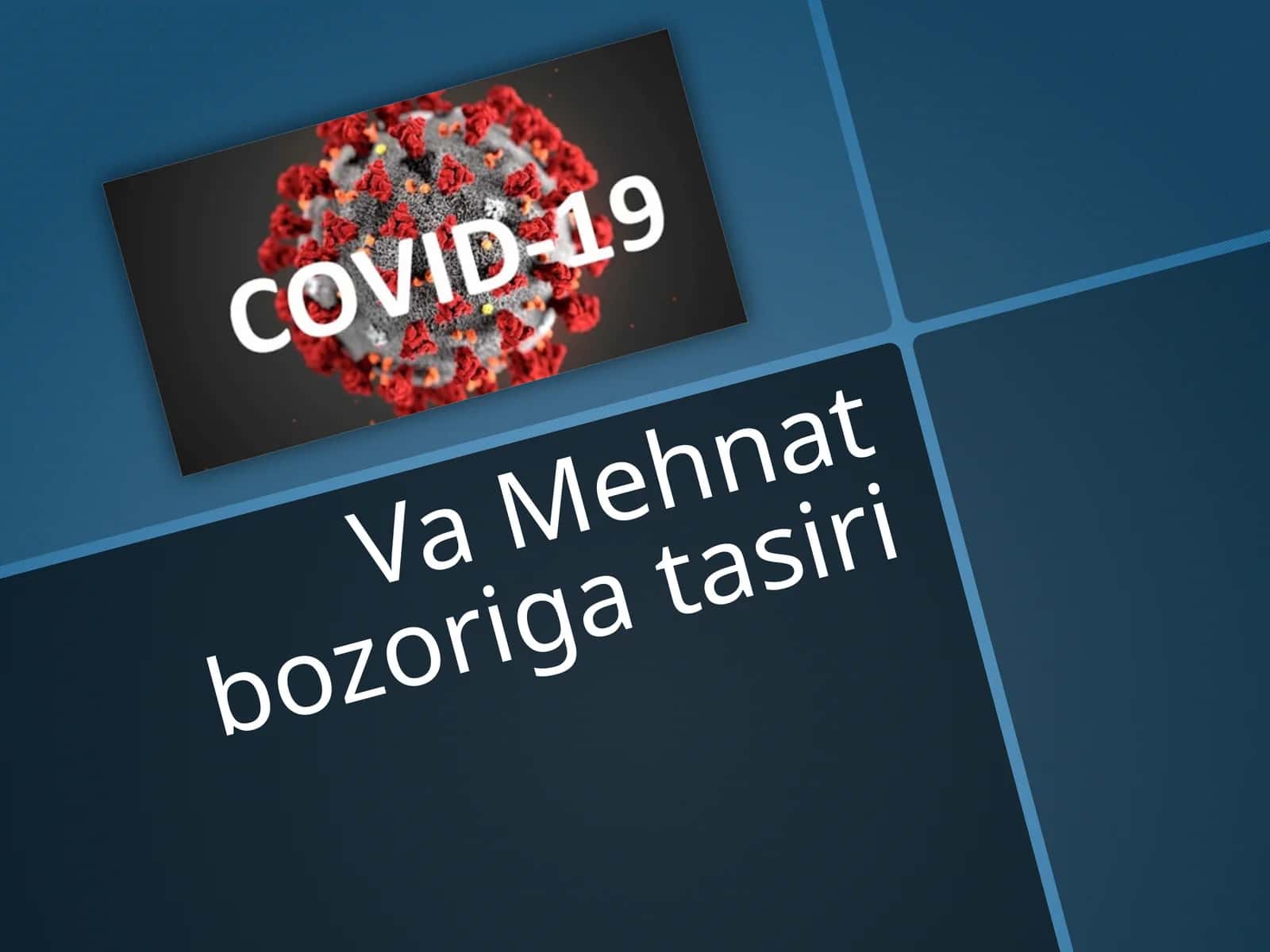 Qoraoqqushhodisasi»:pandemiyaningjahonmoliyabozorigata'sirihaqida