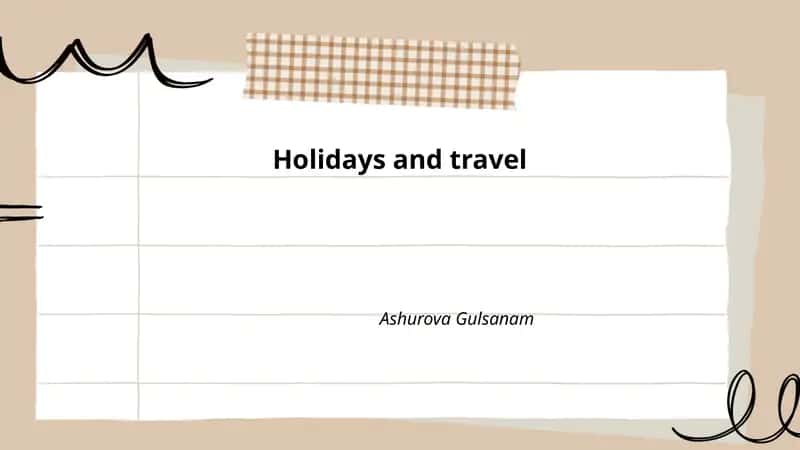 Popular Holiday Destinations