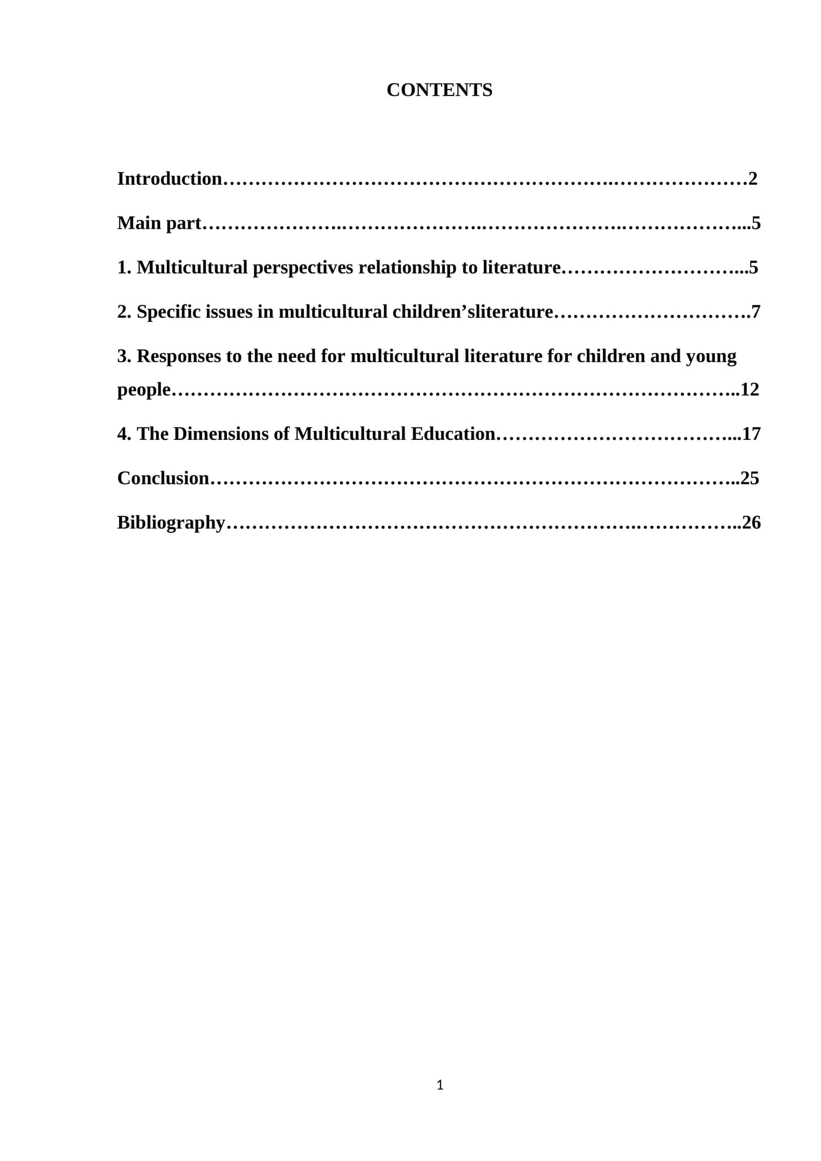 Multicultural Education