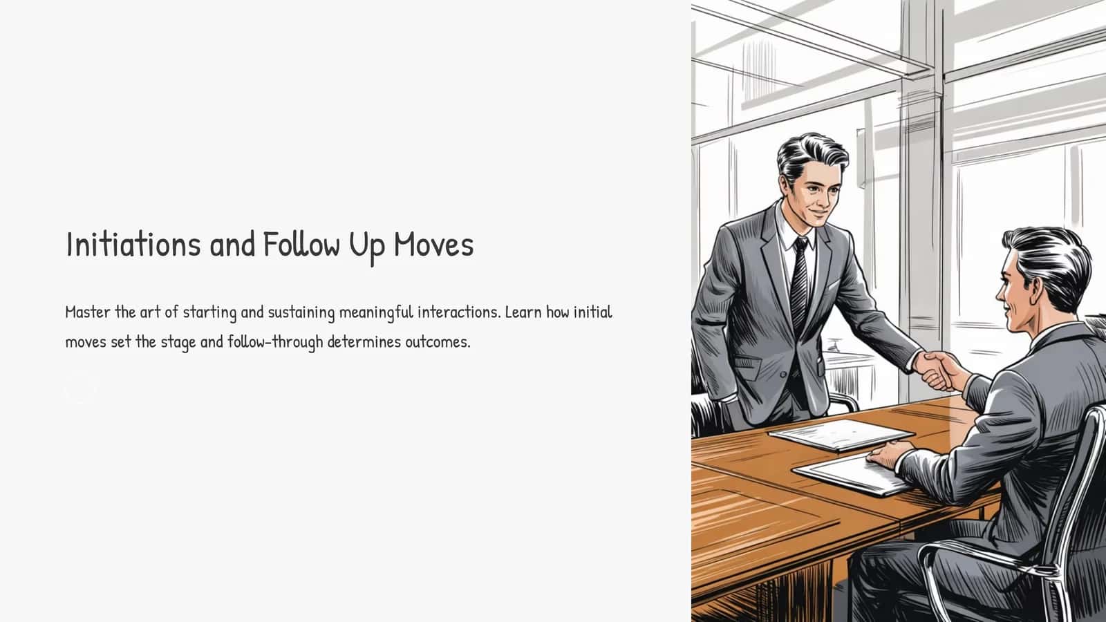 Initiations and Follow Up Moves
