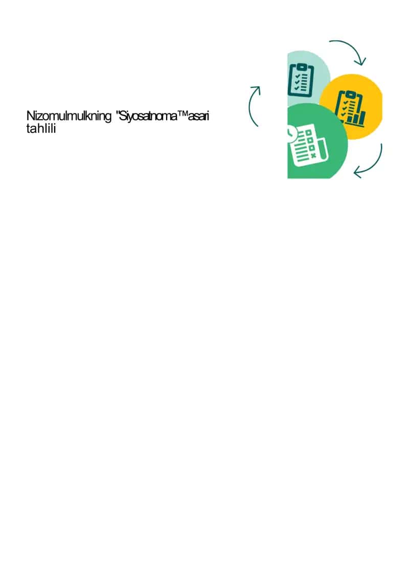 Nizomilmulkning Siyosatnoma asari tahlili