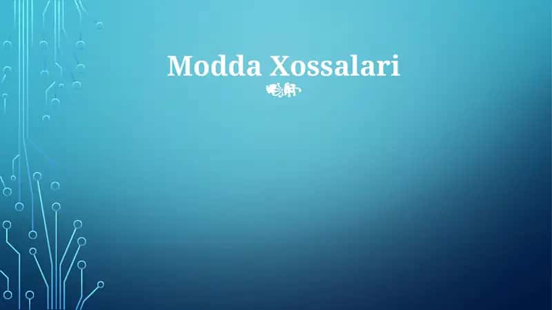 Modda Xossalari