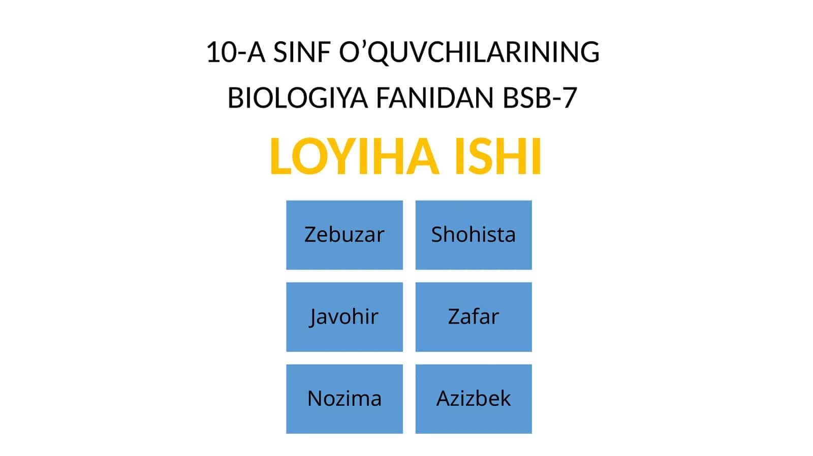 Turli muhit sharoitida o'sgan o'simliklarning tuzilishini taqqoslash