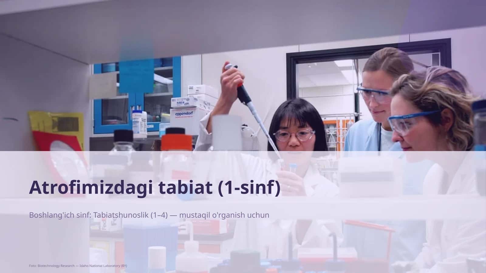 Atrofimizdagi tabiat (1-sinf)