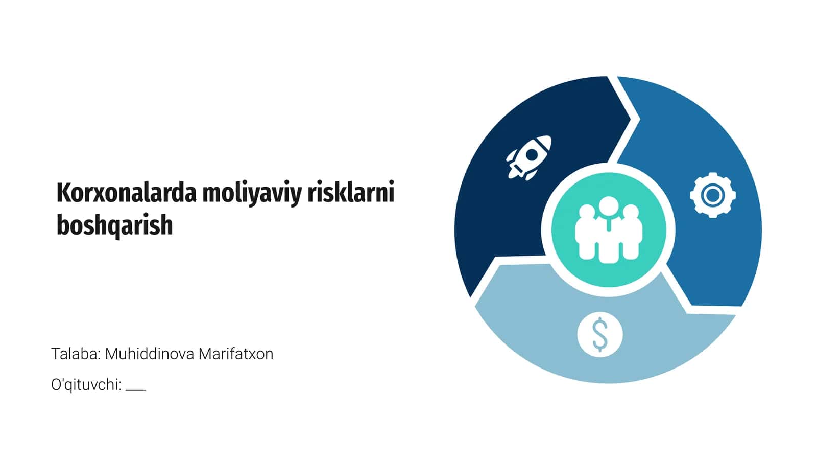 Moliyaviy risklarni boshqarish