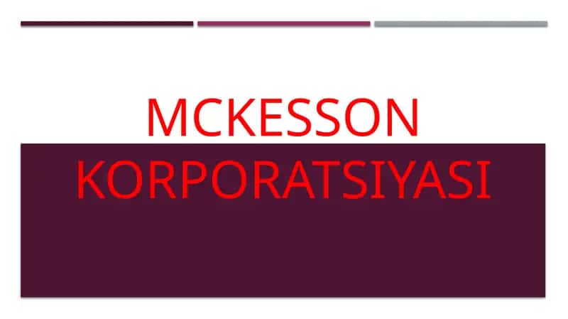 McKessonKorporatsiyasi